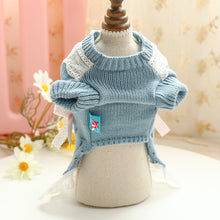 Load image into Gallery viewer, Chloe Knit Dress - Blue