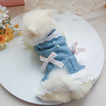 Load image into Gallery viewer, Chloe Knit Dress - Blue