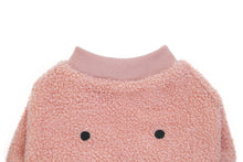 Load image into Gallery viewer, Furry Bear Jumper with sleeves - Blush