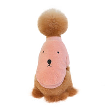 Load image into Gallery viewer, Furry Bear Jumper with sleeves - Blush