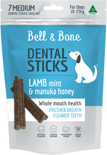 Load image into Gallery viewer, Lamb, Mint and Manuka Honey Dental Sticks