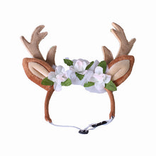 Load image into Gallery viewer, Christmas Antlers with Flowers