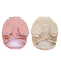 Load image into Gallery viewer, Furry Bear Jumper with sleeves - Blush