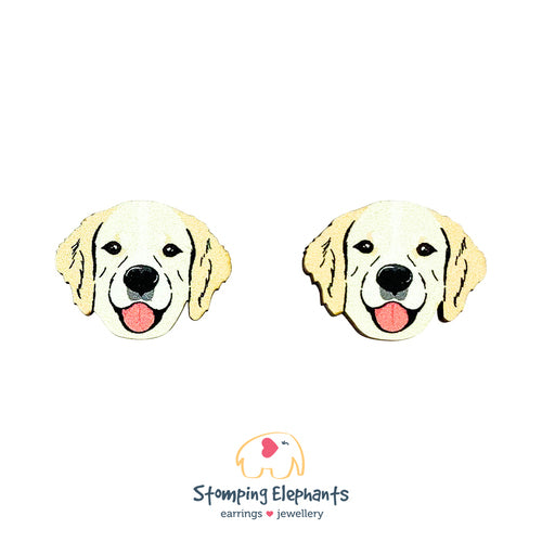 Retriever Head Earrings (Large)