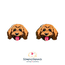 Load image into Gallery viewer, Cavoodle Head Earrings (Large)

