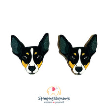 Load image into Gallery viewer, The Fox Terrier Head Earrings (XL)
