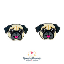 Load image into Gallery viewer, Pug Head Earrings (XL)
