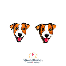 Load image into Gallery viewer, Jack Russell Head Earrings (Large)
