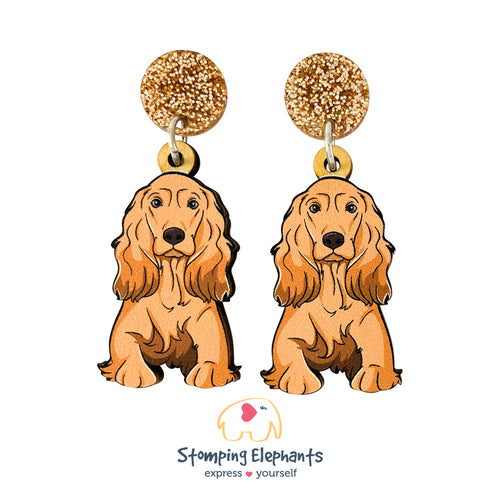 The Cocker Spaniel Earrings
