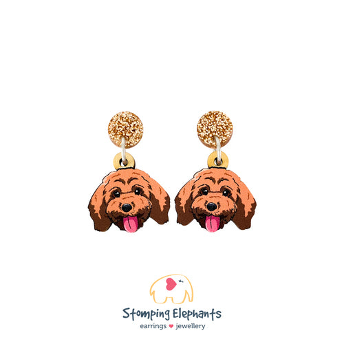 The Cavoodle Face Earrings