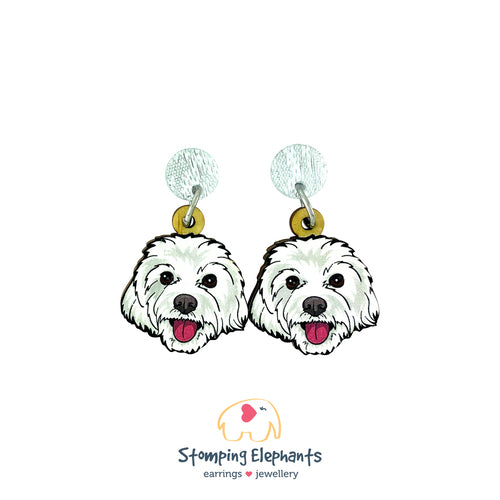The Shih Tzu Face Earrings
