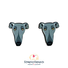 Load image into Gallery viewer, Greyhound Head Earrings (XL)
