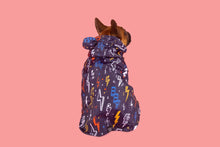 Load image into Gallery viewer, DOG RAINCOAT: Lightning Storm
