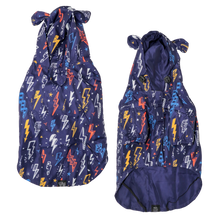 Load image into Gallery viewer, DOG RAINCOAT: Lightning Storm
