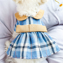 Load image into Gallery viewer, Paris Plaid Dress - Blueberry
