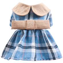 Load image into Gallery viewer, Paris Plaid Dress - Blueberry
