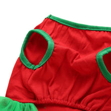 Load image into Gallery viewer, Candy Cane red dress with Green Tutu
