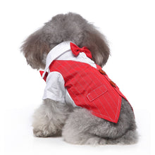 Load image into Gallery viewer, Smart Red Vest with bow

