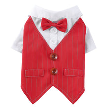 Load image into Gallery viewer, Smart Red Vest with bow
