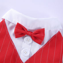 Load image into Gallery viewer, Smart Red Vest with bow
