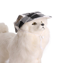 Load image into Gallery viewer, Plaid Hat (black &amp; white)
