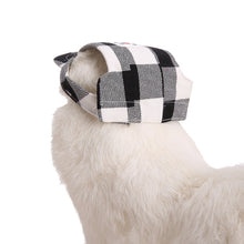 Load image into Gallery viewer, Plaid Hat (black &amp; white)
