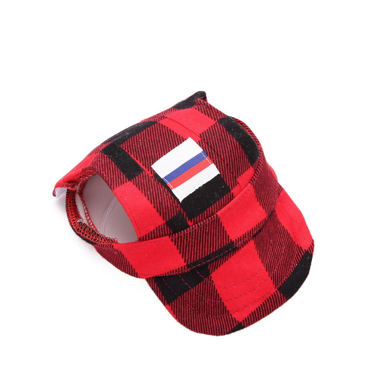 Checkered Black & Red hat MQ-MZ48