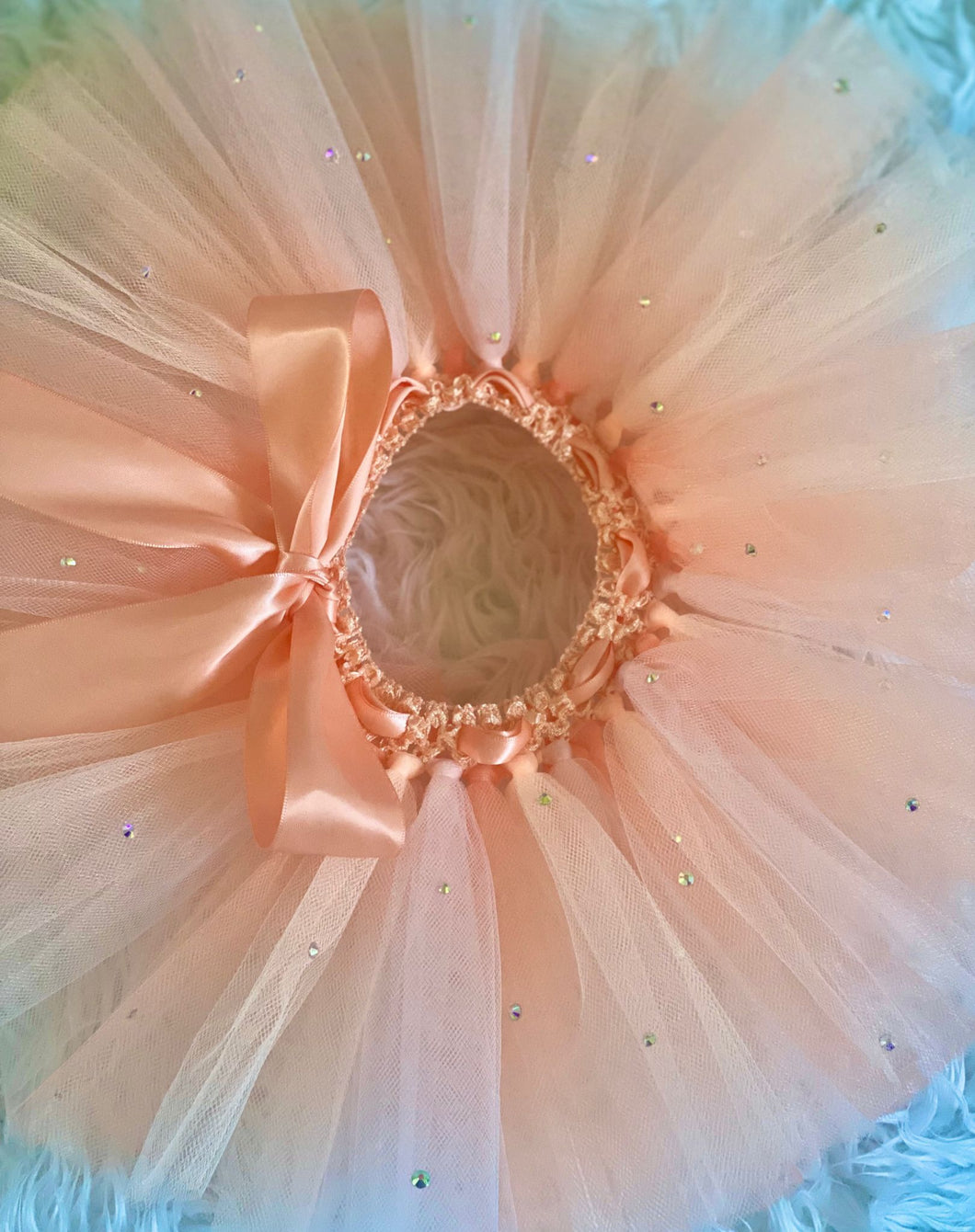 Apricot Peach Pawty Tutu