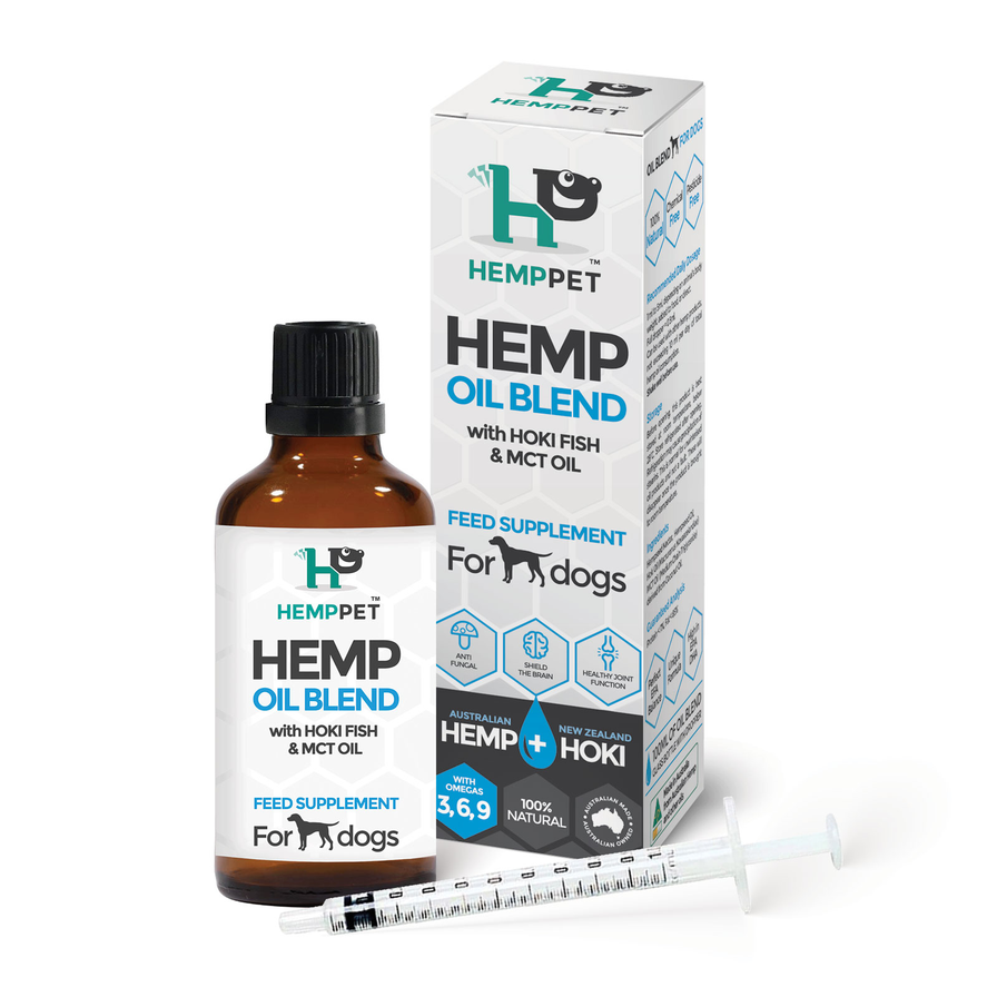 Hemp Oil Blend with Hoki Fish and MCT Oil for Dogs 100ml