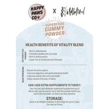 Load image into Gallery viewer, DIY Superfood Gummy Powder - Vitality Blend

