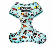 Load image into Gallery viewer, *BUNDLE at 20% off* Japanese Sushi – Adjustable Dog Harness + Leash + Waste Bag Holder
