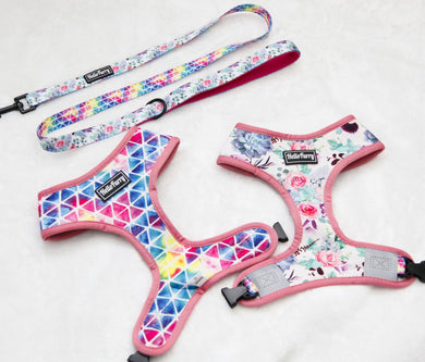 Flora Dream Reversible Harness Set from Hello Furry