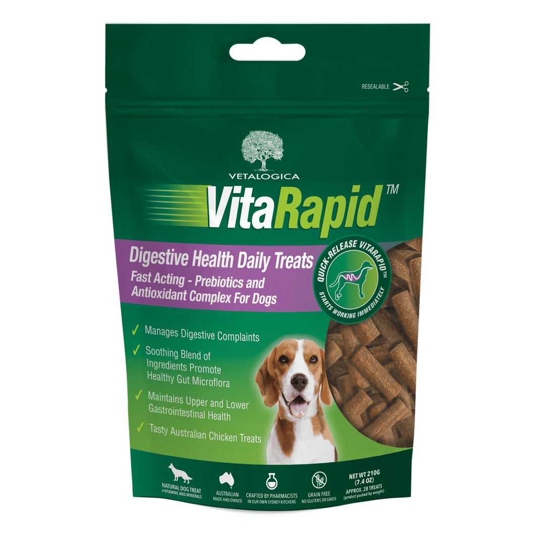 VitaRapid Digestive Health Daily Treats For Dogs 210g