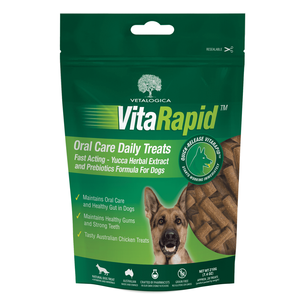 VitaRapid Oral Care Daily Treats For Dogs 210g