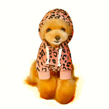 Load image into Gallery viewer, Leopard Hoodie - Deep Coral
