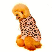 Load image into Gallery viewer, Leopard Hoodie - Deep Coral
