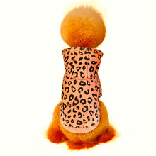 Load image into Gallery viewer, Leopard Hoodie - Deep Coral
