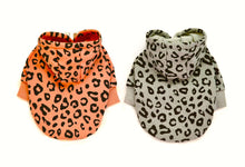 Load image into Gallery viewer, Leopard Hoodie - Deep Coral
