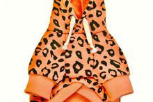 Load image into Gallery viewer, Leopard Hoodie - Deep Coral
