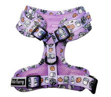 Load image into Gallery viewer, REVERSIBLE DOG HARNESS – Cookies &amp; Cream
