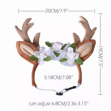 Load image into Gallery viewer, Christmas Antlers with Flowers
