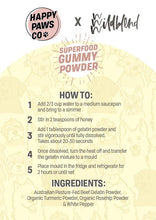 Load image into Gallery viewer, DIY Superfood Gummy Powder - Turmeric &amp; Rosehip
