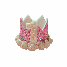 Load image into Gallery viewer, Pink Glitter Crown

