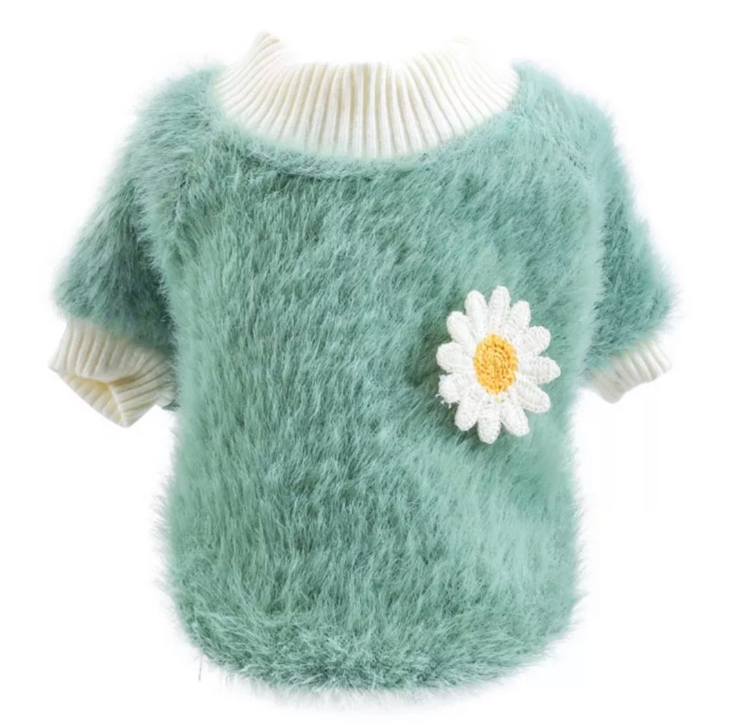 Furry Jumper - Mint