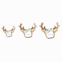 Load image into Gallery viewer, Christmas Antlers with Flowers
