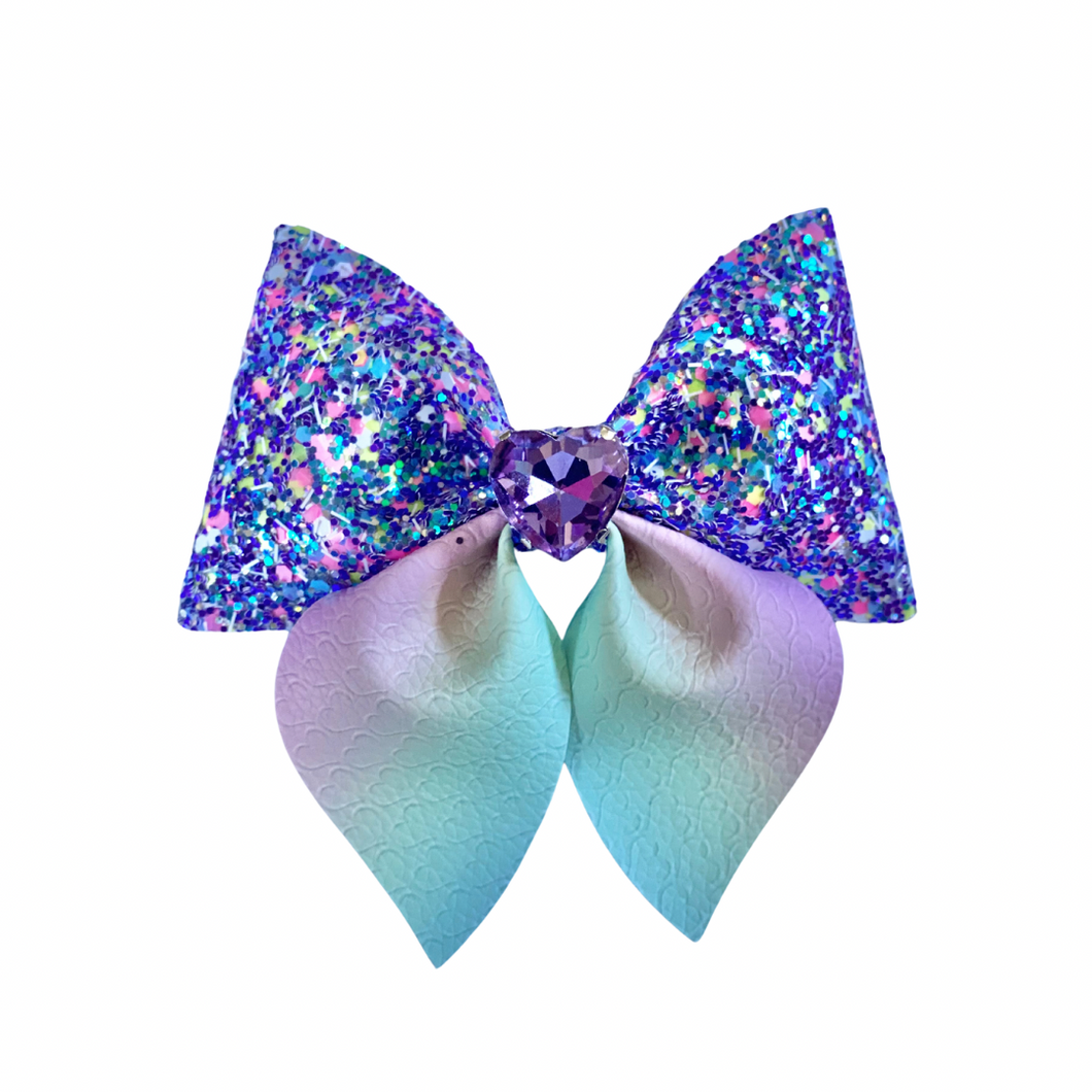 Festive Glitter Sailor Bow