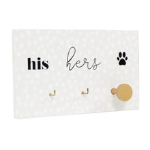Load image into Gallery viewer, Playful Pets His &amp; Hers Lead &amp; Key Hanger
