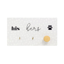 Load image into Gallery viewer, Playful Pets His &amp; Hers Lead &amp; Key Hanger
