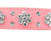 Load image into Gallery viewer, Dazzling Rhinestone Flower Collar - Blush Pink
