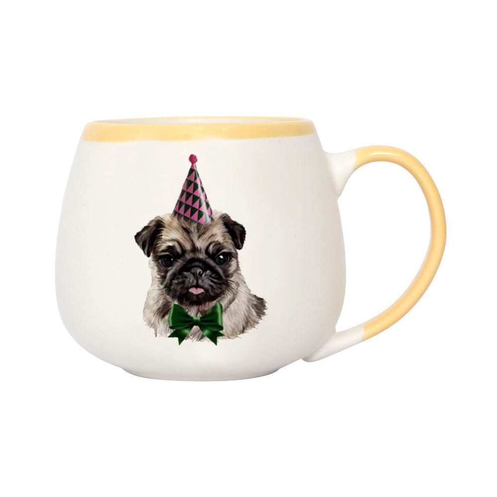 Painted Pet Pug Mug